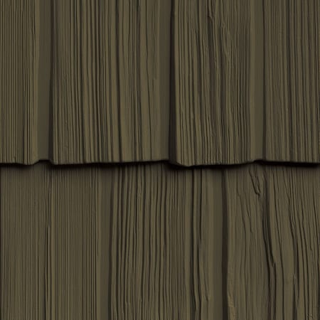 The Foundry 7in. W x 60 3/4in. L Exposure, Vinyl Staggered Shakes Total 100 Sq. Feet, 528 - Smoke Grey, 34PK 1301528